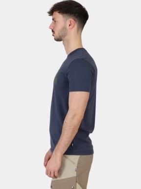 Fjallraven Fjällräven Logo T-shirt M férfi rövid ujjú póló sötétkék színben 3