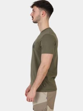 Fjallraven Fjällräven Logo T-shirt M férfi rövid ujjú póló zöld színben 3