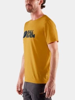 Fjallraven Fjällräven Logo T-shirt M férfi rövid ujjú póló sárga színben 1