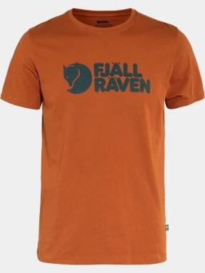 Fjallraven Fjällräven Logo T-shirt M férfi rövid ujjú póló narancssárga színben 1