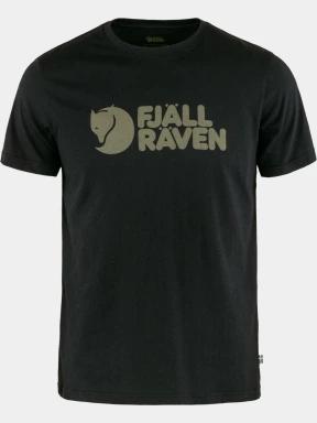 Fjallraven Fjällräven Logo T-shirt M férfi rövid ujjú póló fekete színben 1