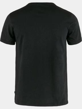 Fjallraven Fjällräven Logo T-shirt M férfi rövid ujjú póló fekete színben 3