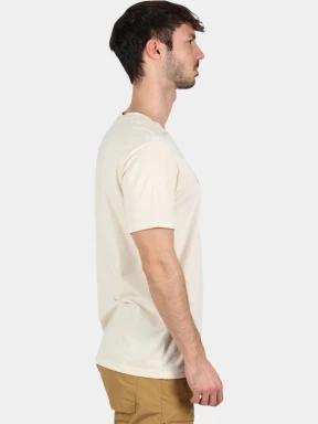 Fjallraven Fjällräven Logo T-shirt M férfi rövid ujjú póló homok színben 3