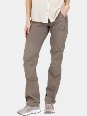 Fjallraven Nikka Trousers Curved W női túranadrág barna színben 1