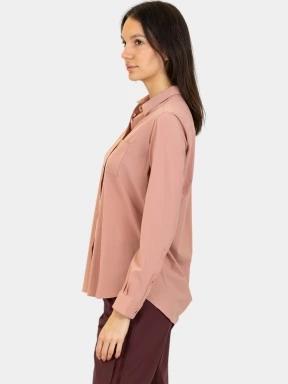 Fjallraven Övik Lite Shirt LS W női hosszú ujjú ing rózsaszín színben 3
