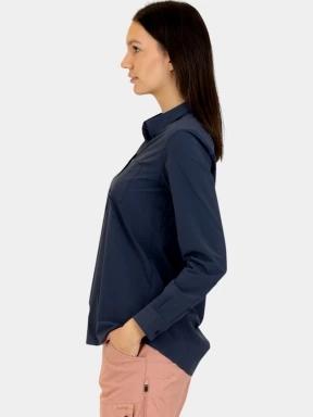 Fjallraven Övik Lite Shirt LS W női hosszú ujjú ing sötétkék színben 3