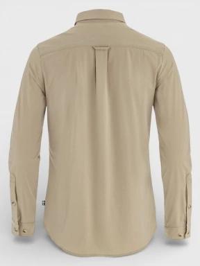 Fjallraven Övik Lite Shirt LS W női hosszú ujjú ing homok színben 3