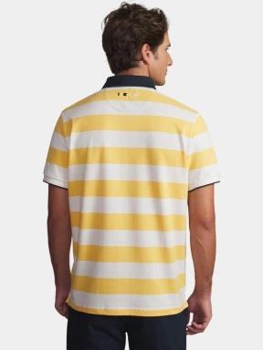 TBS Govanpol férfi galléros póló sárga színben 3