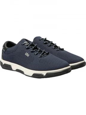 TBS Gueknit férfi sneaker sötétkék színben 3