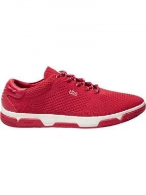 TBS Gueknit férfi sneaker piros színben 1