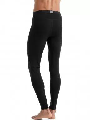 Icebreaker Men 200 Oasis Leggings férfi aláöltöző nadrág fekete színben 3