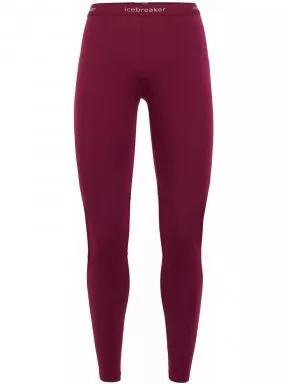 Icebreaker Women 200 Zone Leggings női aláöltöző nadrág piros színben 1