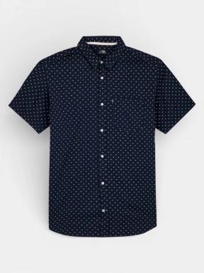 TBS Kevincha férfi rövid ujjú ing sötétkék színben 1