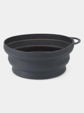 Lifemarque Silicone Ellipse Flexi-Bowl összecsukható tányér szürke színben 1