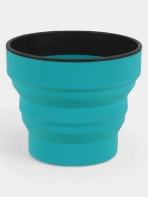 Lifemarque Silicone Ellipse Flexi-Mug összecsukható pohár kék színben 1