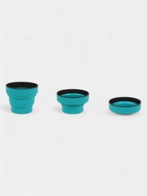Lifemarque Silicone Ellipse Flexi-Mug összecsukható pohár kék színben 3