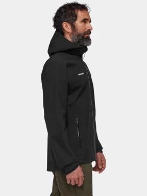 Mammut Linard Guide HS Hooded Jacket férfi vízhatlan túrakabát fekete színben 3
