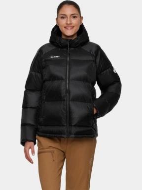 Mammut Glacier Glow IN Hooded Jacket női pehelykabát fekete színben 1