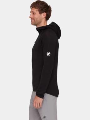 Mammut Aenergy Light ML Hooded Jacket férfi polár pulóver fekete színben 3