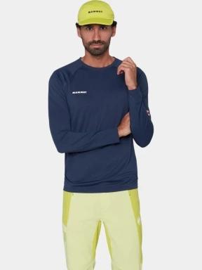 Mammut Ducan FL Longsleeve férfi aláöltöző felső sötétkék színben 1