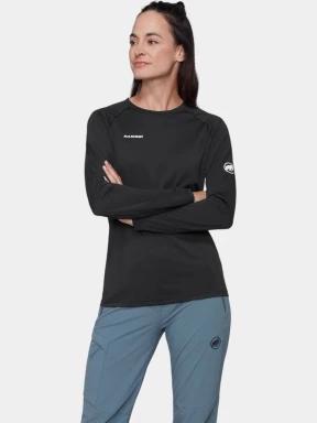Mammut Ducan FL Longsleeve női aláöltöző felső fekete színben 1