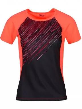 Mico Woman Half Sleeves R/Neck Running Shirt női rövid ujjú sport póló szürke színben 1