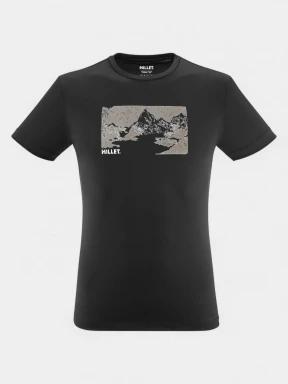 Millet Wanaka Fast Ts Ss M férfi rövid ujjú sport póló fekete színben 1