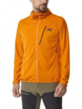 Millet Lokka Hoodie Iii M férfi polár pulóver narancssárga színben 1