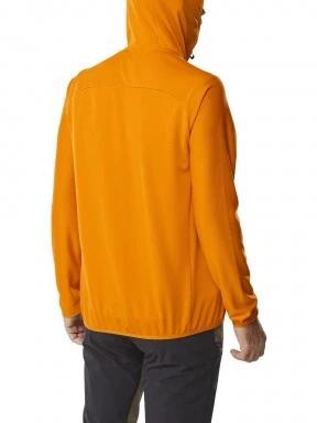 Millet Lokka Hoodie Iii M férfi polár pulóver narancssárga színben 3