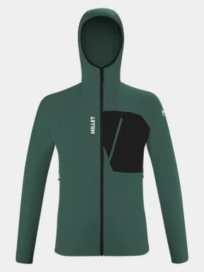 Millet Lokka Hoodie Iii M férfi polár pulóver zöld színben 1
