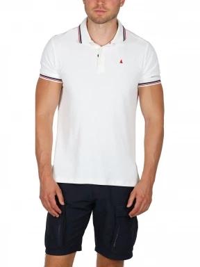Musto Evo Pro Lite Ss Polo férfi galléros póló fehér színben 1