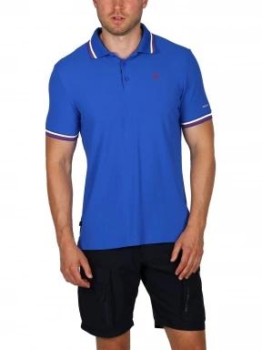 Musto Evo Pro Lite Ss Polo férfi galléros póló kék színben 1