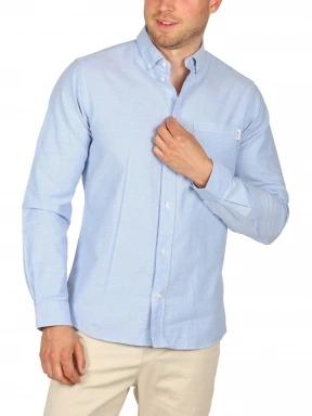 Musto Ess Ls Oxford Shirt férfi hosszú ujjú ing világoskék színben 1