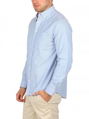 Musto Ess Ls Oxford Shirt férfi hosszú ujjú ing világoskék színben 3