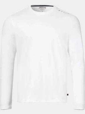 Musto M Evo Crew Sunblock Ls Tee férfi hosszú ujjú sport póló fehér színben 1