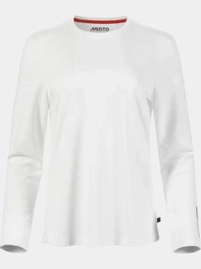 Musto W Evo Crew Sunblock Ls Tee női hosszú ujjú sport póló fehér színben 1