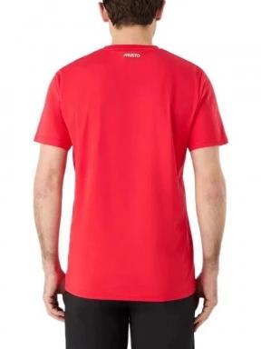 Musto M Musto Logo Tee férfi rövid ujjú póló piros színben 3
