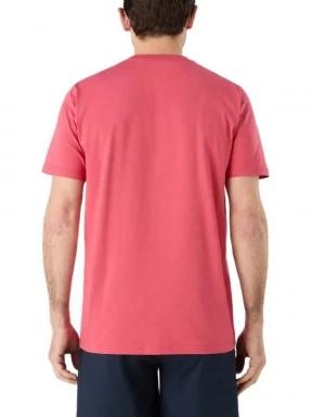Musto M Classic Musto Ss Tee férfi rövid ujjú póló rózsaszín színben 3