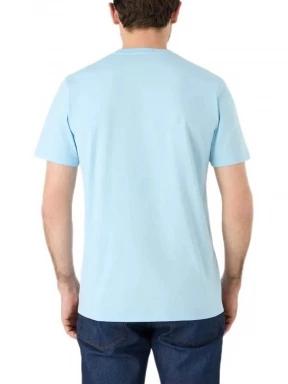 Musto M Classic Musto Ss Tee férfi rövid ujjú póló világoskék színben 3