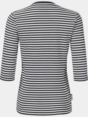 Musto W Classic V-Neck Stripe Tee női rövid ujjú póló sötétkék színben 3