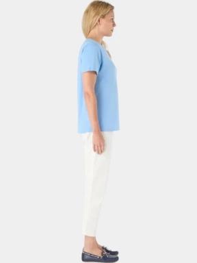 Musto W 1964 Graphic Ss Tee női rövid ujjú póló világoskék színben 3
