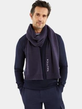 Nautica Century Scarf férfi sál sötétkék színben 3