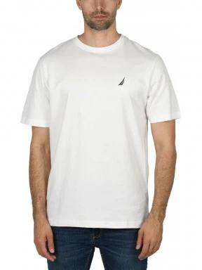 Nautica Bowen T-Shirt férfi rövid ujjú póló fehér színben 1
