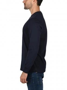 Nautica Ronan LS T-Shirt férfi hosszú ujjú póló sötétkék színben 3