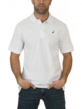 Nautica Calder Polo Shirt férfi galléros póló fehér színben 1