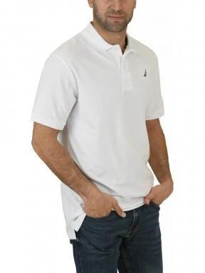Nautica Calder Polo Shirt férfi galléros póló fehér színben 3