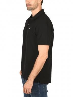 Nautica Calder Polo Shirt férfi galléros póló fekete színben 3