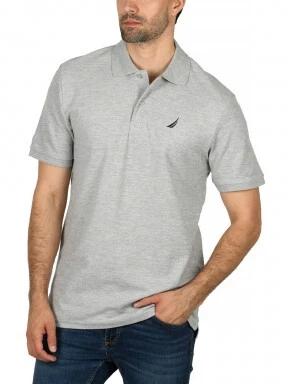Nautica Calder Polo Shirt férfi galléros póló szürke színben 1