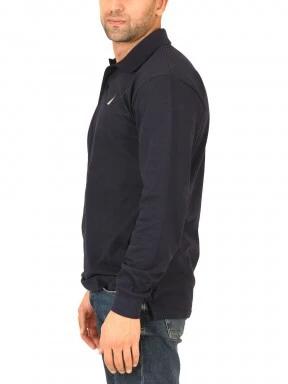 Nautica Briar LS Polo Shirt férfi hosszú ujjú póló sötétkék színben 3