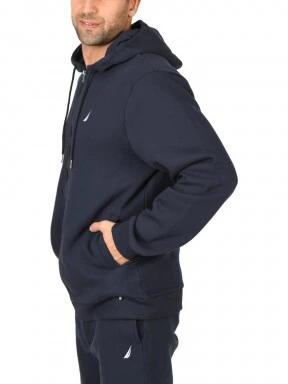 Nautica Helder FZ Hoody férfi kapucnis pulóver sötétkék színben 1